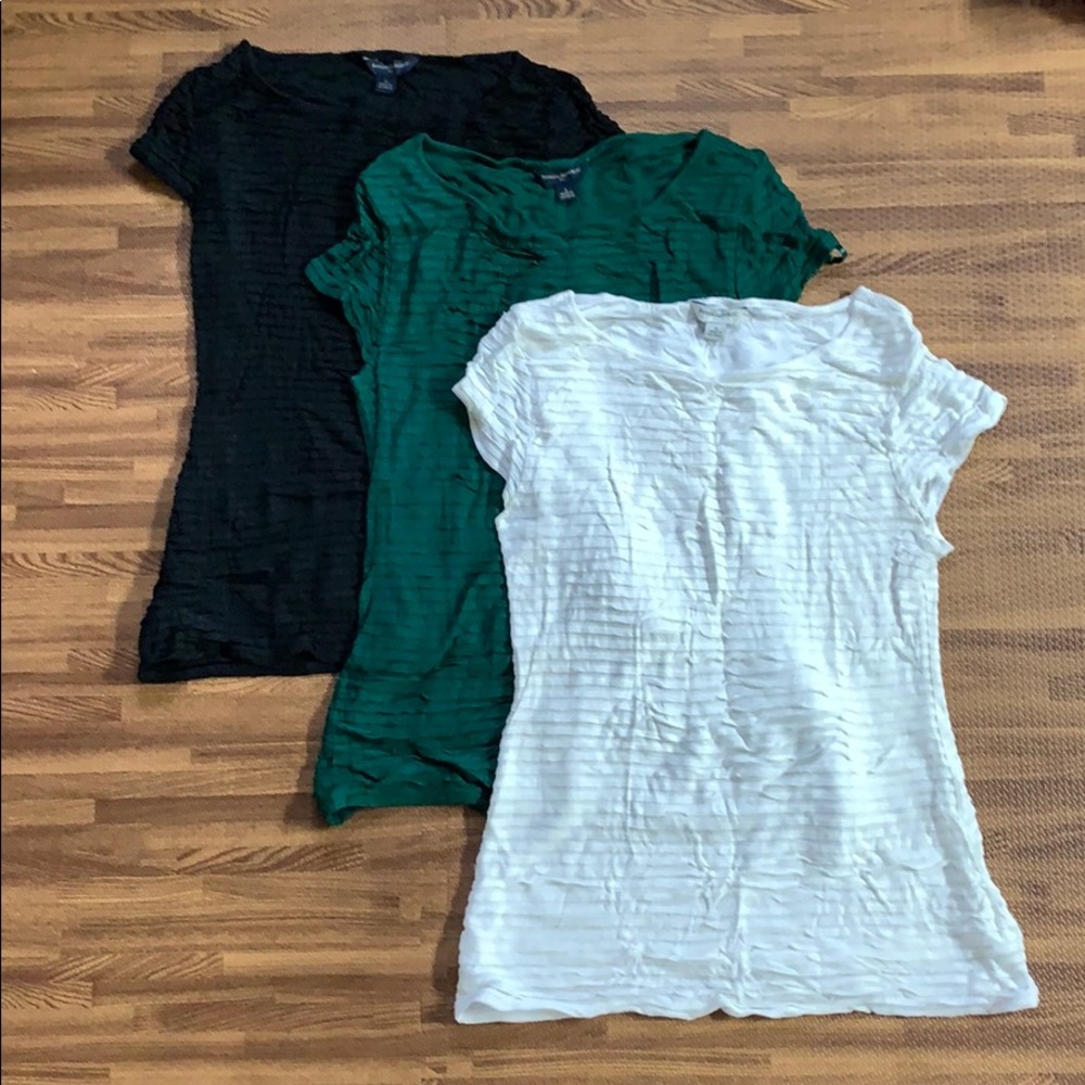 Set of 3 stretchy Banana Republic shirts SMALL